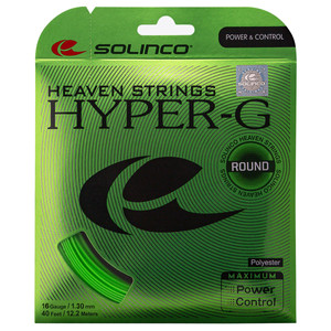 Tennis string Solinco Hyper-G Round 1,30 mm Green