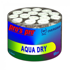 Pro's Pro Aqua Dry White Overgrip 60pcs