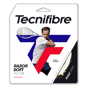 Naciąg tenis Tecnifibre Razor Soft White 1,25 mm