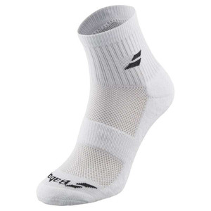 Babolat Quarter Socks 3 Pairs Pack White
