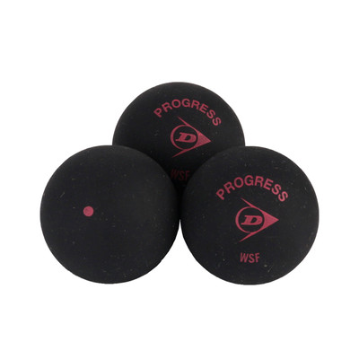 Dunlop Progress Red Dot Squashbälle 3St.
