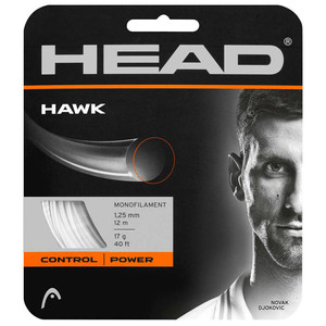 Naciąg tenis Head Hawk 1,25 mm White