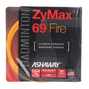 Ashaway badminton ZyMax 69 FIRE ORANGE Set 10m