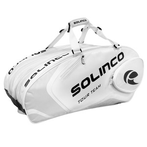 Solinco 15-Pack Tour Racquet Bag Whiteout