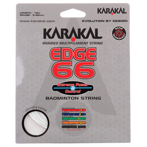 Naciąg badminton Karakal Edge 66 White