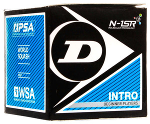 Dunlop Intro Blue Dot squash ball 1pc.