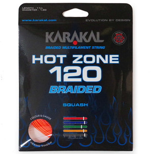 Naciąg squash Karakal Hot Zone Braided 120 Orange
