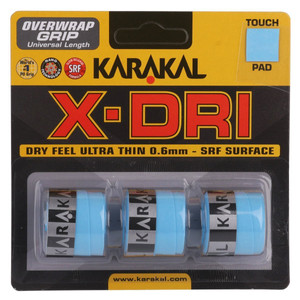 Karakal X-DRI Overwrap Grip Blue 3pcs.