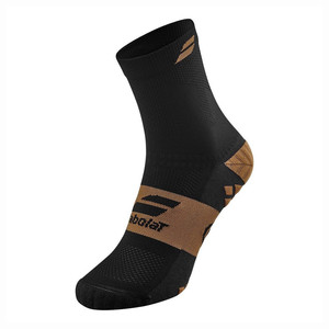 Babolat Badmin Pro Crew Socks Black / Bright Gold