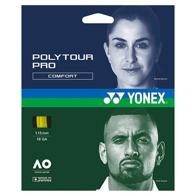 Naciąg tenis Yonex Poly Tour Pro 115 Żółty