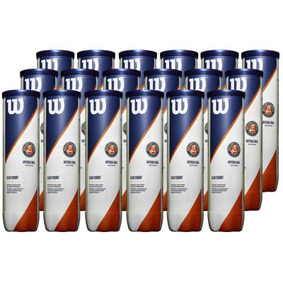 Piłki Wilson Roland Garros Clay Court 18x4szt.