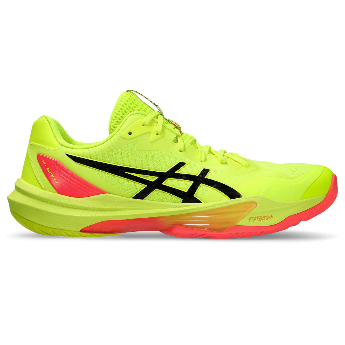Asics Sky Elite FF 3 Paris Safety Yellow / Black | SQUASH  Shoes