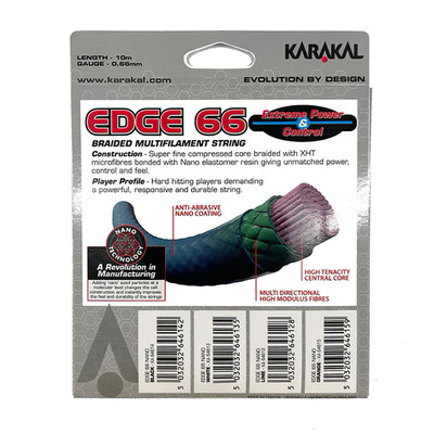 Karakal Edge 66 Badminton String Black