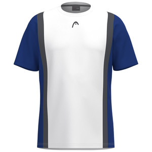 Koszulka HEAD Club 25 Tech T-Shirt Royal Blue / White