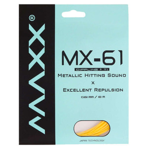 Badmintonsaite Maxx MX-61 Yellow