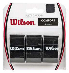 Owijki Wilson Ultra Wrap Overgrip Black 3 Pack