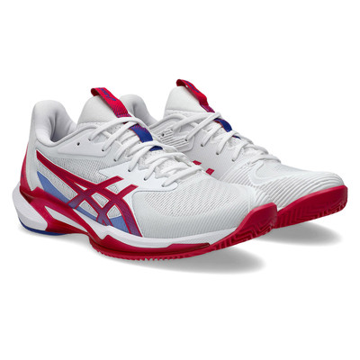 Buty Asics Solution Speed FF 3 CLAY Women's White / Bright Rose