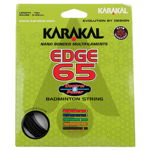 Karakal Edge 65 Badminton String Black