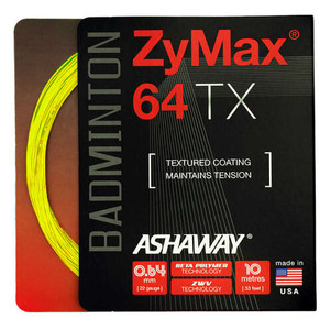 Naciąg badminton Ashaway ZyMax 64 TX Yellow Set 10m
