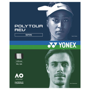 Tennissaite Yonex Poly Tour Rev 125 White