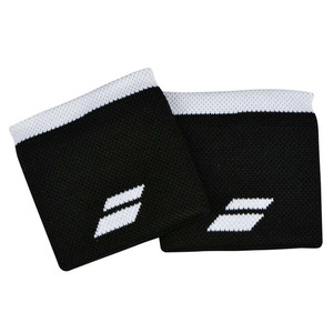 Frotki Babolat Logo Wristband Black / White 2szt.