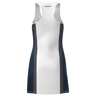 Sukienka sportowa HEAD Club 25 Dress Women Navy / White