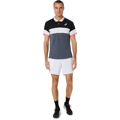 Koszulka ASICS Match Polo-Shirt Performance Black / Carrier Grey