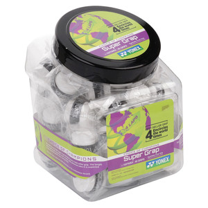 Yonex AC 102-60 EX Overgrips White - 60pcs