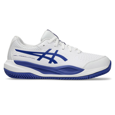 Asics Gel-Resolution X GS Clay White / Cobalt