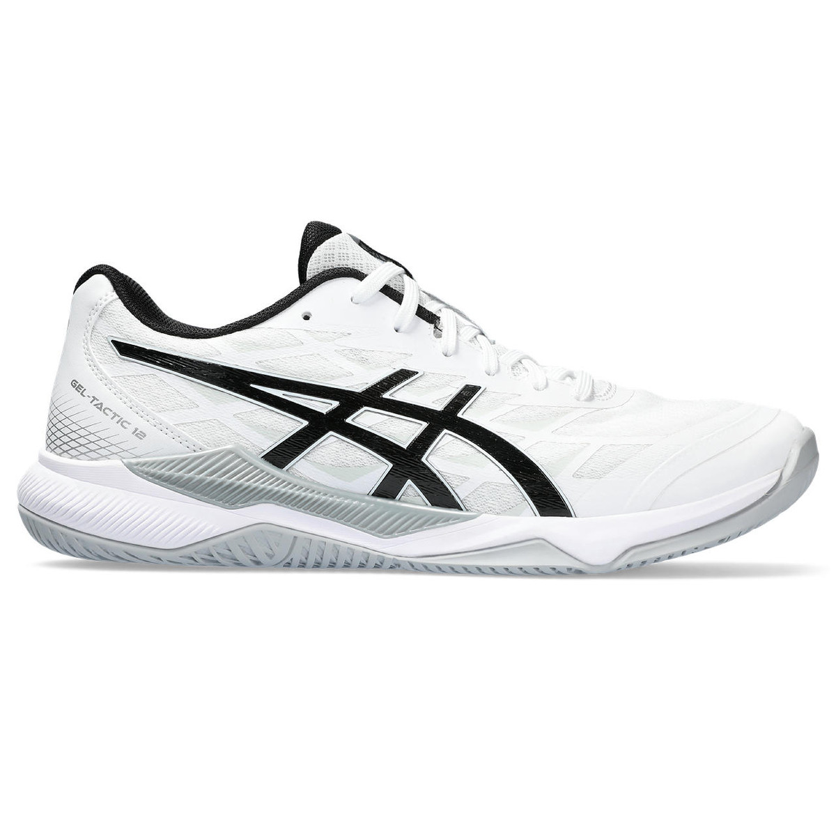 Buty Asics Gel-Tactic 12 White Black White SQUASH Shoes