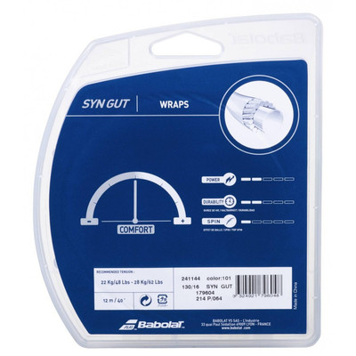 Naciąg tenis Babolat Syn Gut 1.30 White - Set