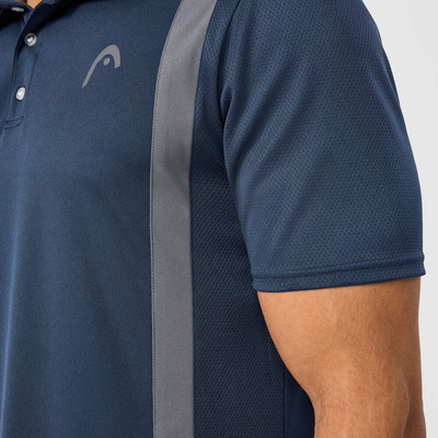 HEAD Club 25 Tech Polo Shirt Navy