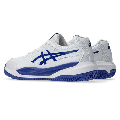Asics Gel-Resolution X GS Clay White / Cobalt