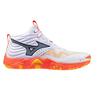 Mizuno Wave Momentum Elite MID White / Coral