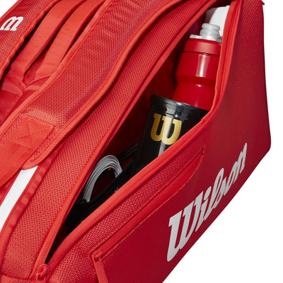 Wilson Super Tour 6 Pack Red