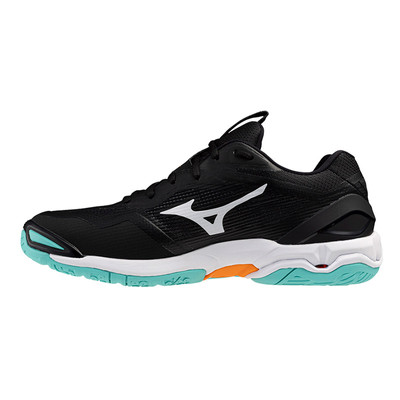 Mizuno Wave Stealth 6 Black / Ice Green