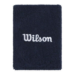 Frotka na rękę Wilson Wide Terry Wristband Navy OSFA