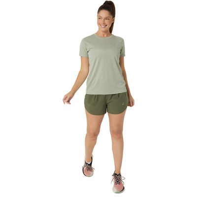 Asics Core SS Top Women's Olive Grey