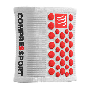 Frotki Compressport Sweatband 3D Dots White / Red