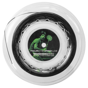 Naciąg squash Unsquashable Tour-Tec Pro 1.18 Black - rolka 100 m