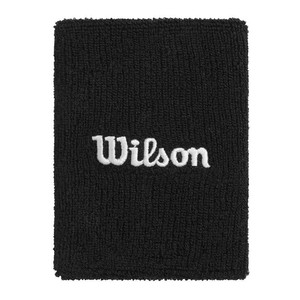 Frotka na rękę Wilson Wide Terry Wristband Black OSFA