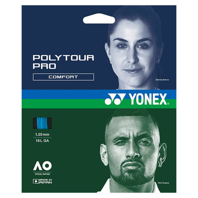 Naciąg tenis Yonex Poly Tour PRO 125 Niebieski