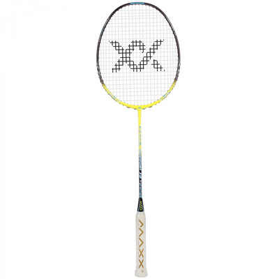 Badminton racquet Maxx Crystalyst X2 (Strung) Yellow
