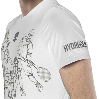 Hydrogen Sketch Tech T-shirt White