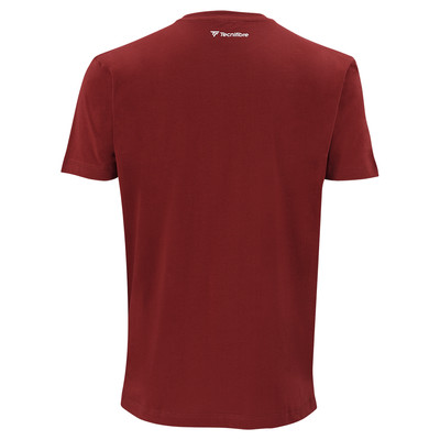 Koszulka Tecnifibre Team Cotton Tee Cardinal