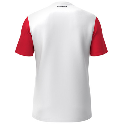 Koszulka HEAD Club 25 Tech T-Shirt Red / White