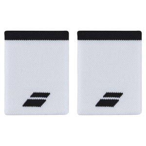 Babolat Logo Jumbo Wristband White / Black