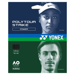 Naciąg tenis Yonex Poly Tour STRIKE 125 Czarny