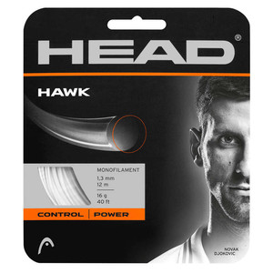 Naciąg tenis Head Hawk 1,30 mm White