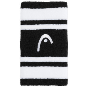 Frotka HEAD 5" Wristband Striped 2Pack Black / White